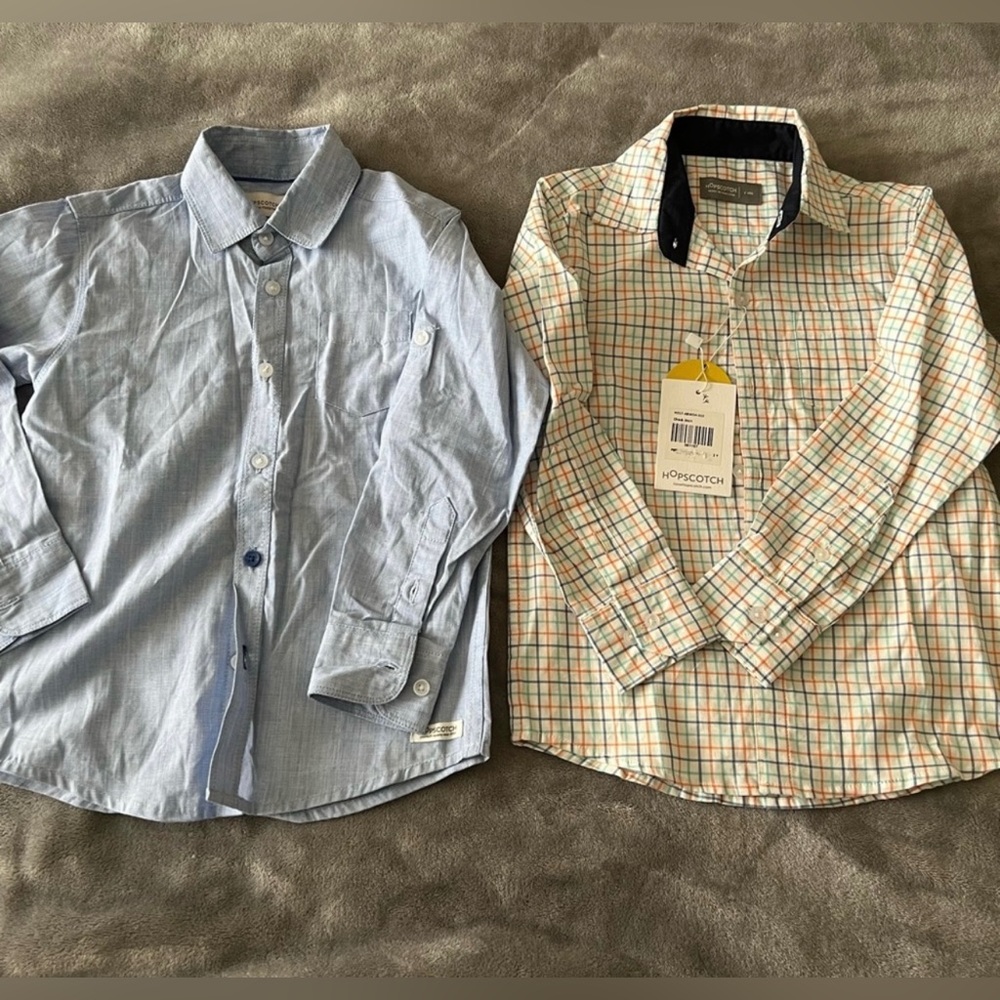 24 months boys button down shirt 2 years